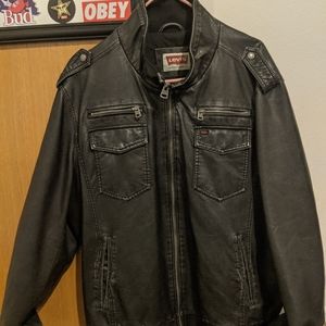 Levi's Faux Leather Jacket Size XL